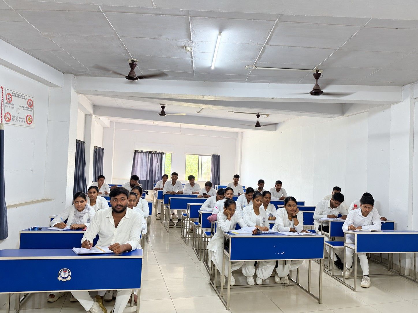 Students in a classroom