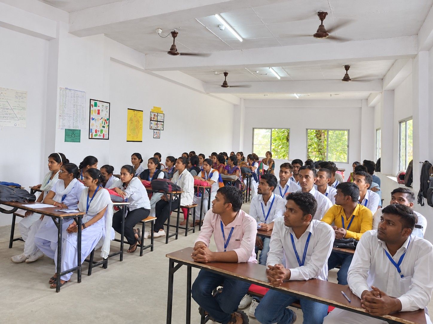 Students in a classroom