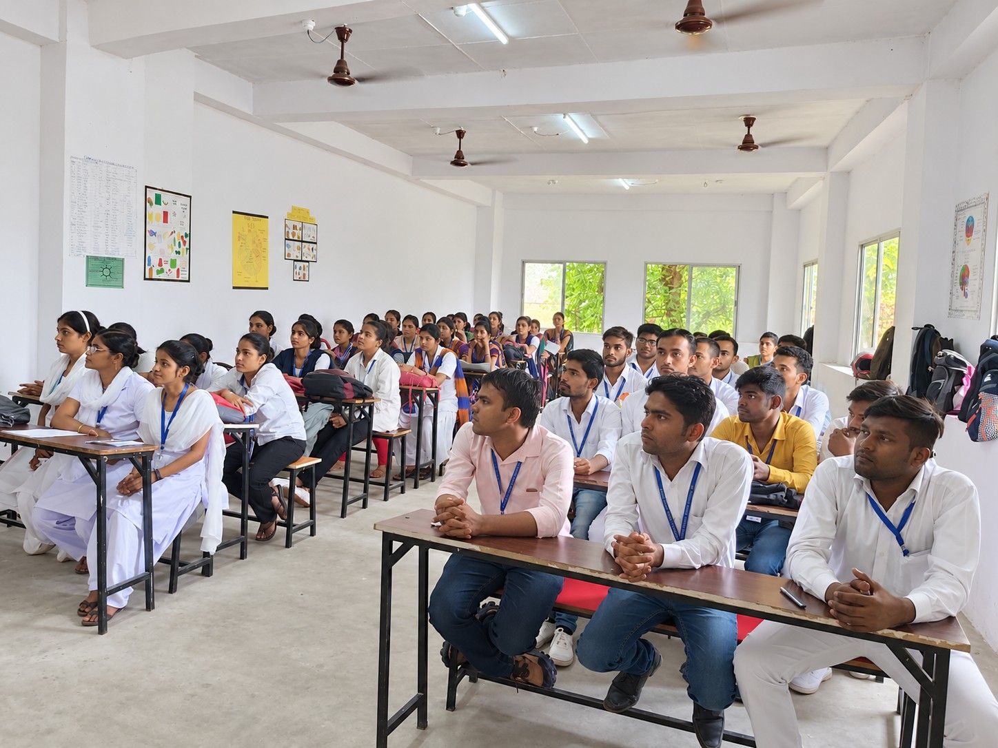 Students in a classroom