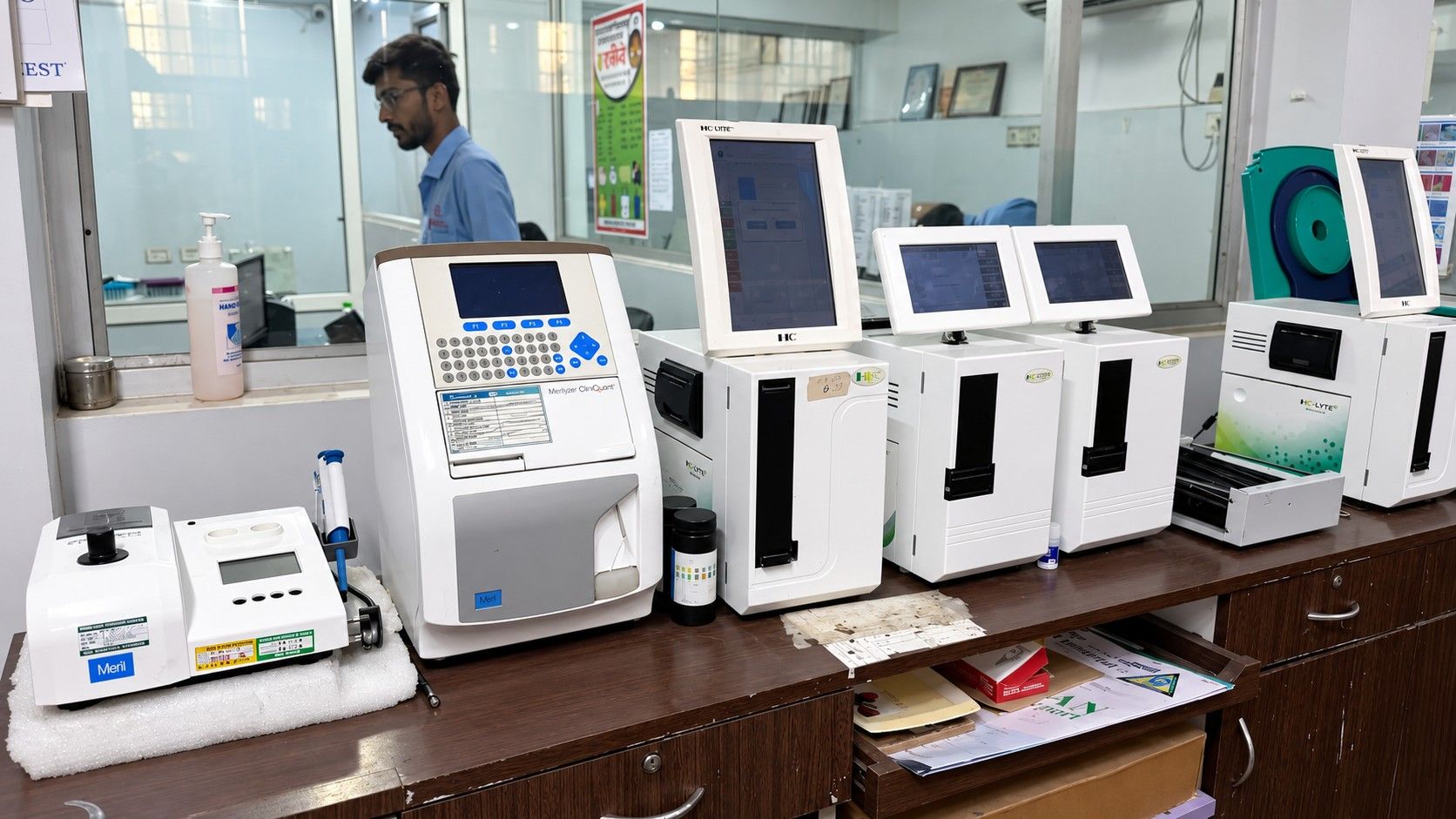 Laboratory analysers at PMCH