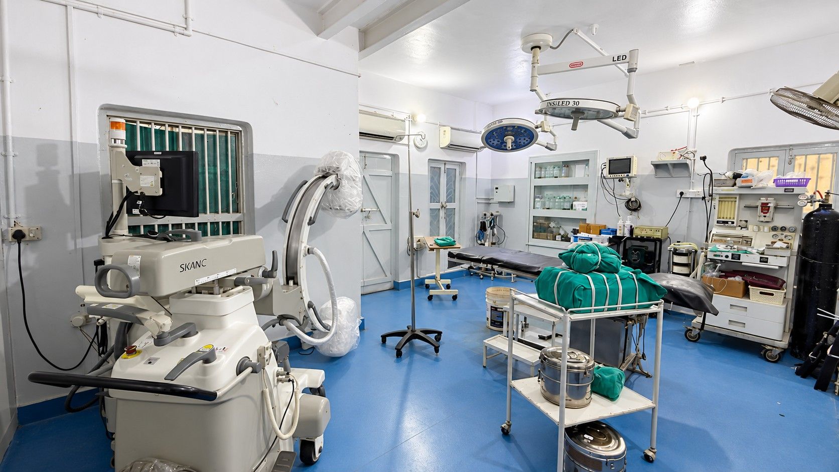 The procedure room at PMCH