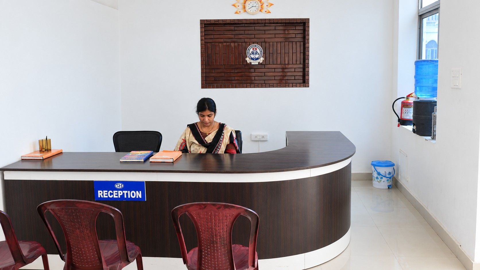 The college reception